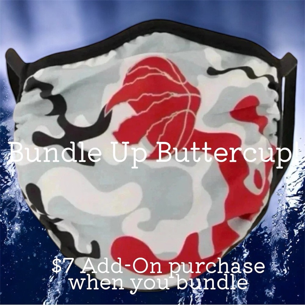 $7 Add-On | Toronto Raptors Face Covering - Picture 2 of 15